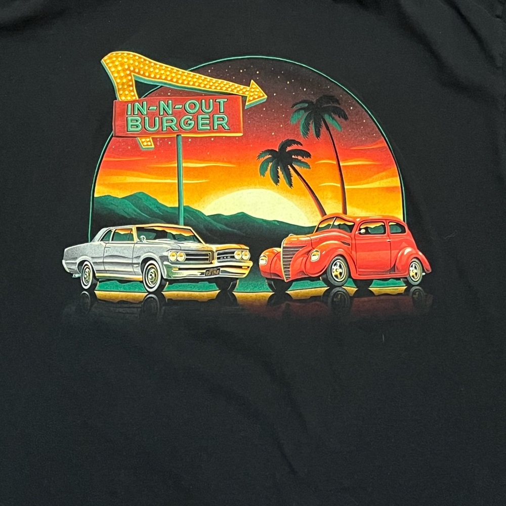 In n out shirts California XL black